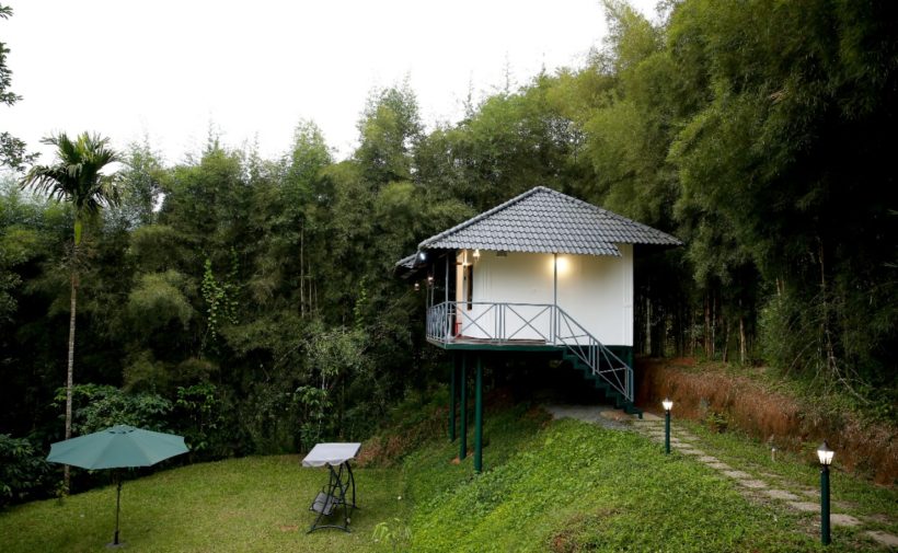 bamboo resort hut kalpetta